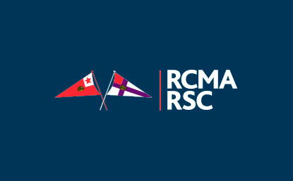 RCMA logo fondo azul